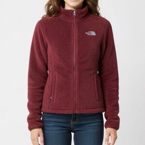 The North Face Osito Fuchsia Pink Fleece Full Zip Coat Jacket Youth Preteen XS